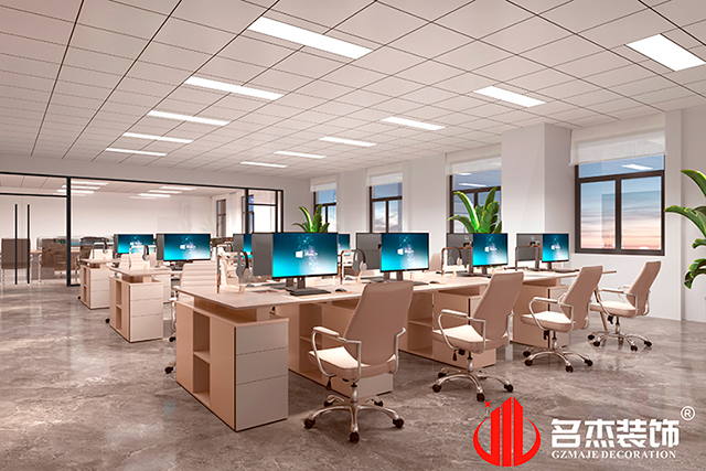 開放辦公區(qū)設計效果