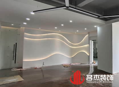 巡工地日記，米樂皮具辦公室裝修項目緊張進行中